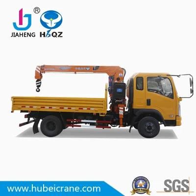 Crane Manufacturer Construction 3.2 Ton Telescopic Boom Mounted Truck Crane