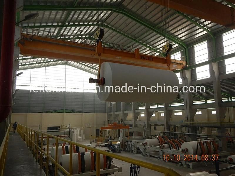 3.2 -63ton Warehouse Specialized Double Girder Crane with Electric Chain Hoist