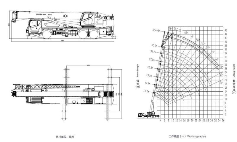 Low Price 30 Ton New Zoomlion Ztc300V452 Truck Crane