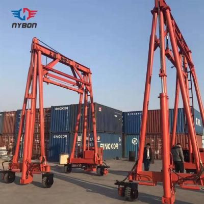 Warehouse 20 Feet 40 Feet Portable Container Crane