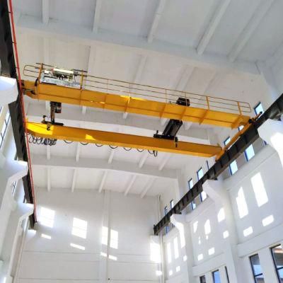 Wireless Remote Hoist 16ton Bridge Crane with Double Hook