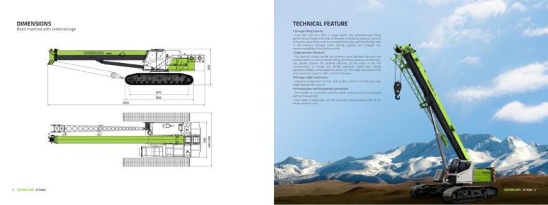 Zoomlion Brand Zct300V532 30 Ton Telescopic Crawler Crane