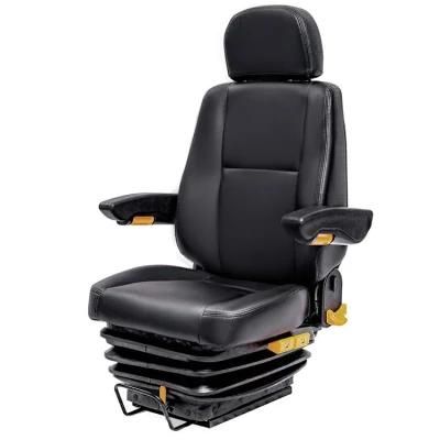 Luxury Aftermarket Leather Adjustable Hydraulic Construction Machinery Mini Excavator Air Suspension Driver Seat for Sale