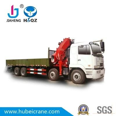 HBQZ Factory 25 Ton Folding-Arm Dongfeng Truck Mounted Crane