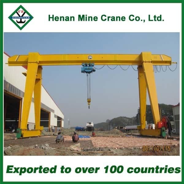 Box Type Single Girder Electric Hoist Gantry Crane