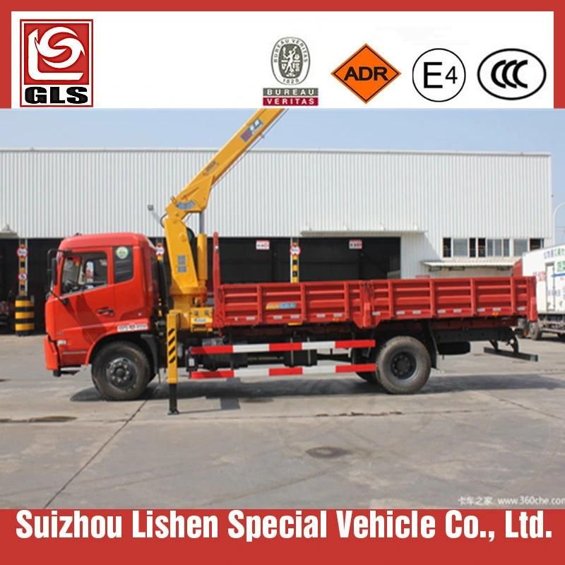 Dongfeng 5ton /6.3 Ton Knukled Boom Truck with Crane