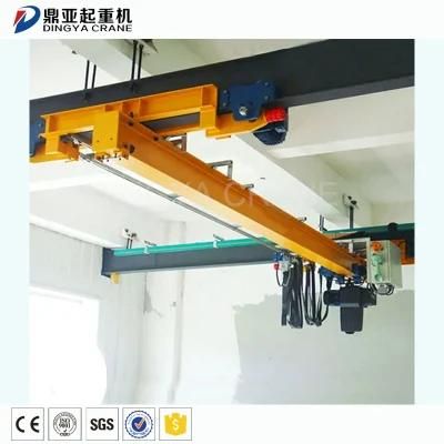 Dy Workshop Hoist Double Beam 2ton Overhead Bridge Crane