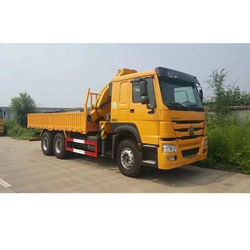HOWO 10t Knuckle Boom Crane Hydraulic Ladder for Cargo Truck