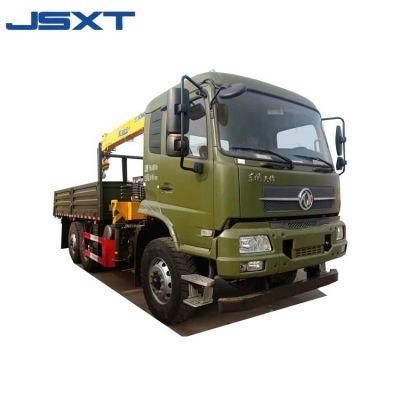 6X4 Dongfeng Hydraulic Telescopic Straight Arm Truck Crane