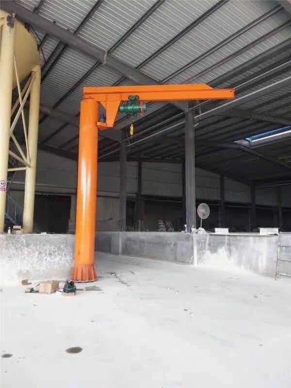 5ton Portable Jib Crane Floor Mounted Electric Hoist Jib Crane