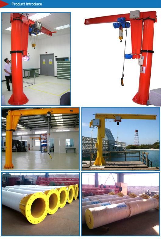 Floor Mounted Jib Crane, 360 Degree Pneumatic Overhead Bridge Jib Crane, Industry Crane