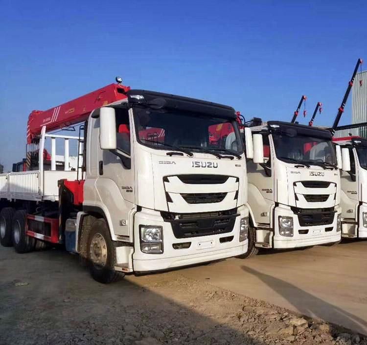 6X4 20t Isuzu Truck Mounted Crane with Lorry Loading Crane Truck