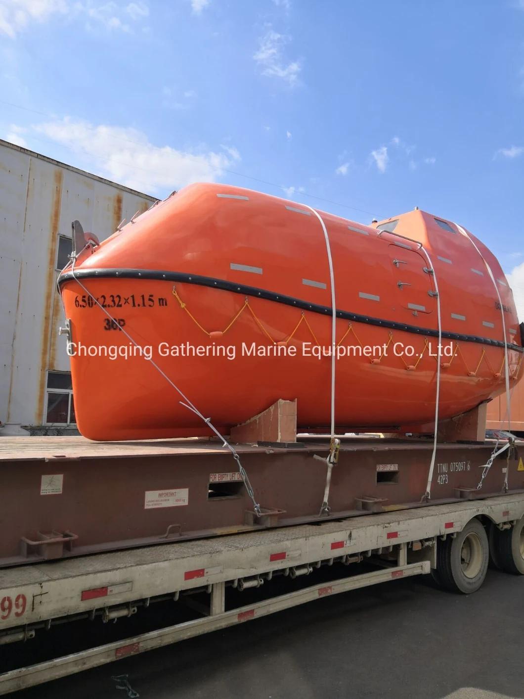 50 Kn-170 Kn Solas Gravity Luffing Arm Type Davit for Enclosed Lifeboat