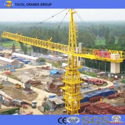 China Top Kits Self Erecting 5 Ton Building Tower Crane Manufacturer Qtz63-5010