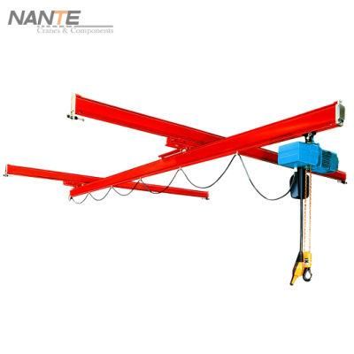 Single Girder Light Duty 1t Kpk Light Crane Systems with Chain Hoist for Assembly Line