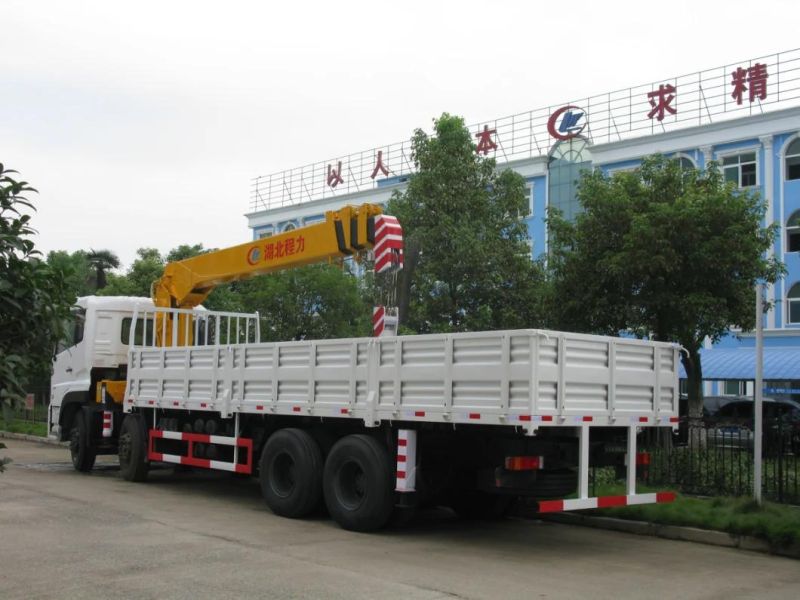 China Heavy Truck Hot Sale Cheap Dongfeng 14ton 16ton Construction Machinery with Knuckle Telescopic Boom Mounted Crane Truck