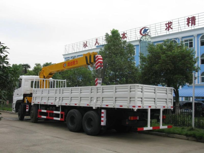 China Heavy Truck Hot Sale Cheap Dongfeng 14ton 16ton Construction Machinery with Knuckle Telescopic Boom Mounted Crane Truck