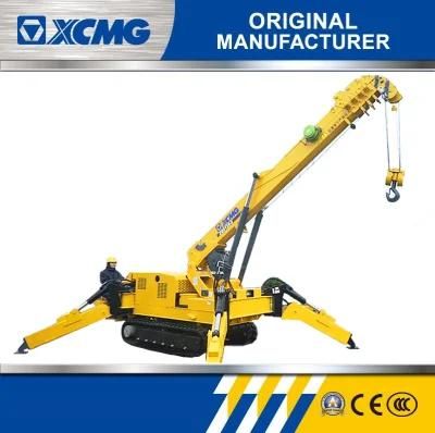 XCMG 5.5ton Mini Hydraulic Mobile Spider Crane Zqs125-5 Telescopic Crawler Crane