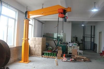Motor Rotation Arm Lift Jib Crane with Electric Chain Hoist