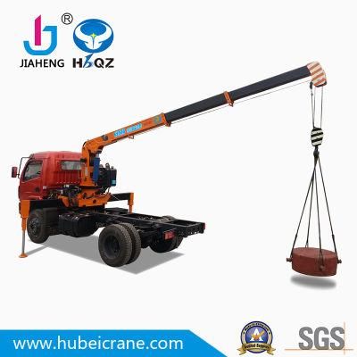 HBQZ 3.2 Ton Telescopic Boom Mobile Truck Mounted Crane Price From Factory RC truck made in China building material gift tissue