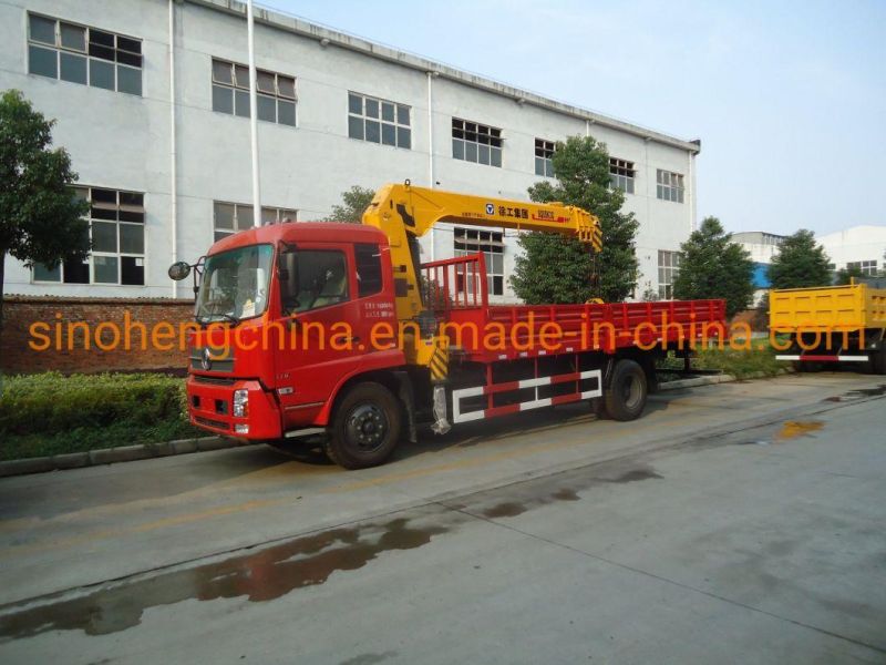 Sinotruk HOWO Straight Arm Lorry Mounted Crane 8 Ton