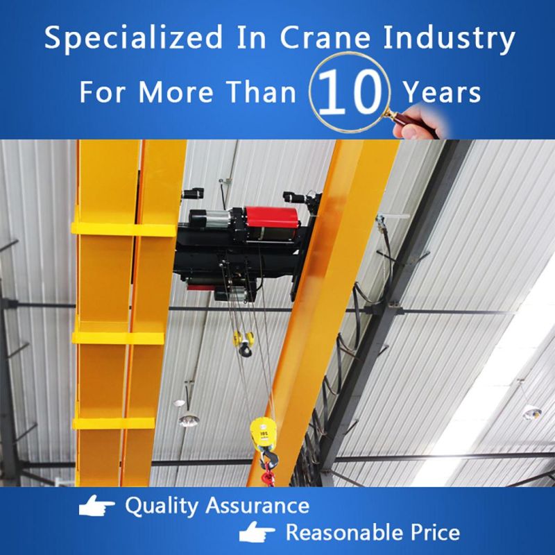 Lh 16ton-12.5m Chinese Supplier Quality Assurance Low Noise Double Beam Bridge Crane