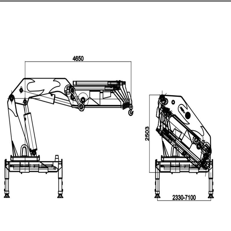 Crane manufacturer 25 tons Truck Mounted Hydraulic Cranes
