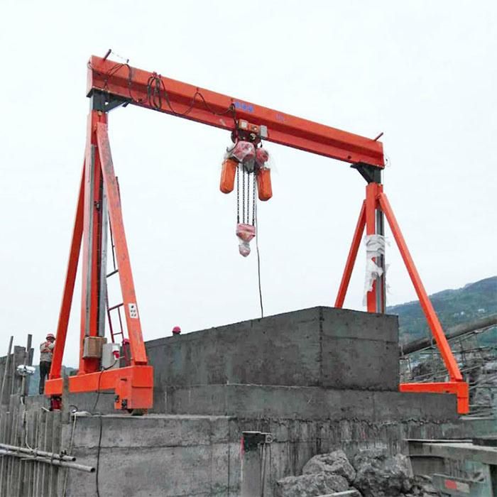 Manual Gantry Crane 500kg, 1t, 2t, 3t, 5t, 10t