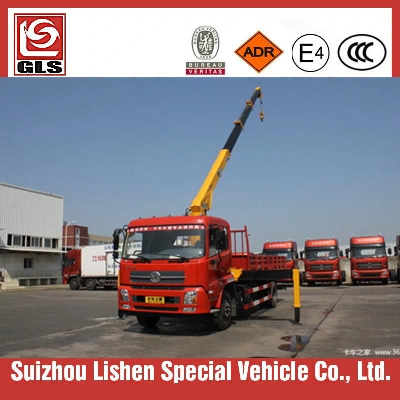 6.3ton 6 Wheelers Truck Mounted Crane Boom Truck 6.3 Ton Crane Truck