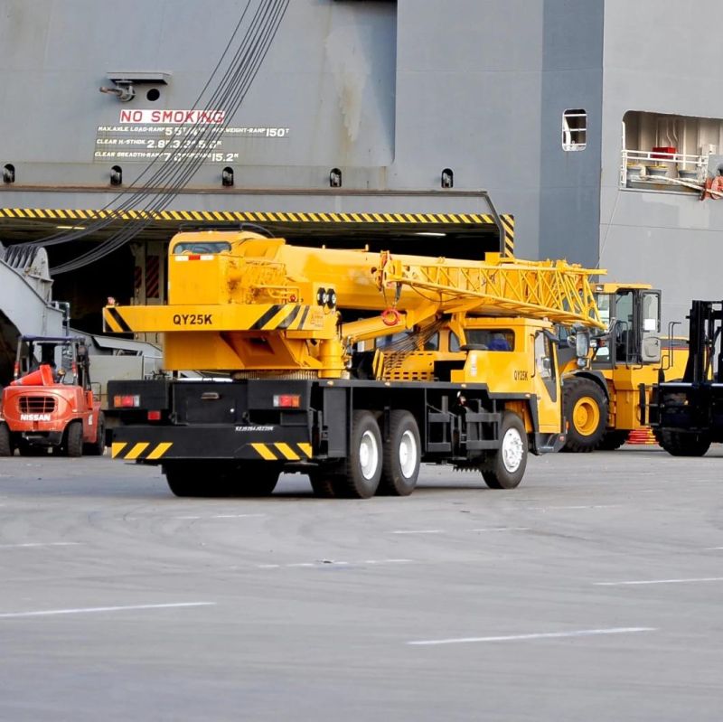 China Brand New 25ton Mobile Crane Qy25K5d Truck Mobile Crane in Uzbekistan