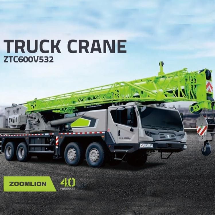 Truck Crane Zoomlion 60 Ton Ztc600V532 Mobile Crane