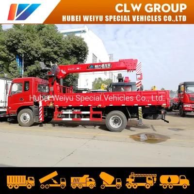 China Good Price Dongfeng 8 Tons 4*2 Truck Mounted with Clw Crane