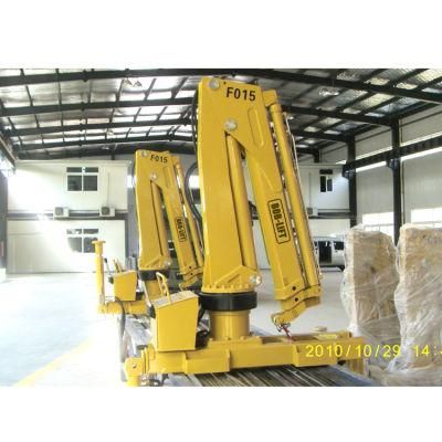 Folding Boom Truck with Knuckle Boom Crane 1t