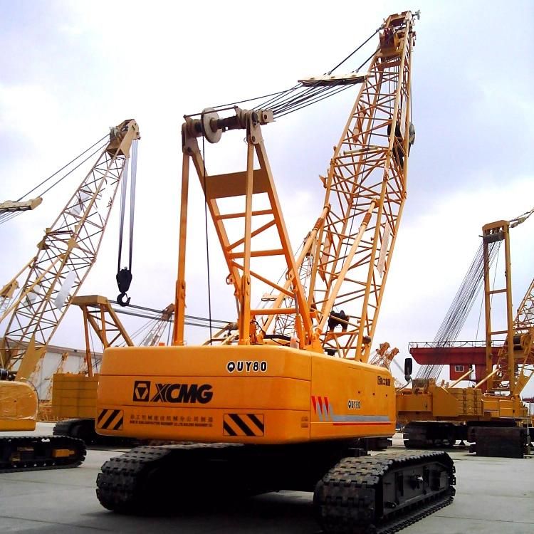 China Famous Brand 120 Ton Crane Xgc120t Telescopic Boom Crawler Crane for Sale