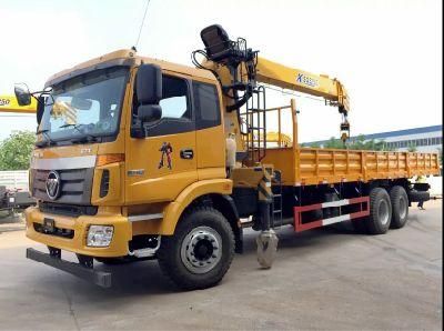Foton 6X4 12tons Truck-Mountrd Carane Lorry with Construction Eqiupment Truck Mounted Crane