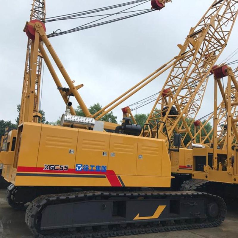 Construction Equipment 55ton Lattice Boom Crawler Crane Machine Price Xgc55