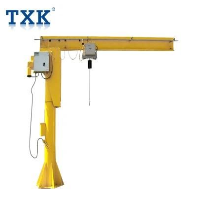 Rotating 360 Degree Jib Crane for Workshop