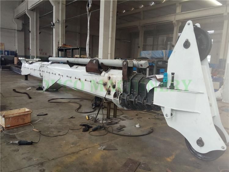 Ouco Customized 3t30m Telescopic Boom Marine Crane High Quality