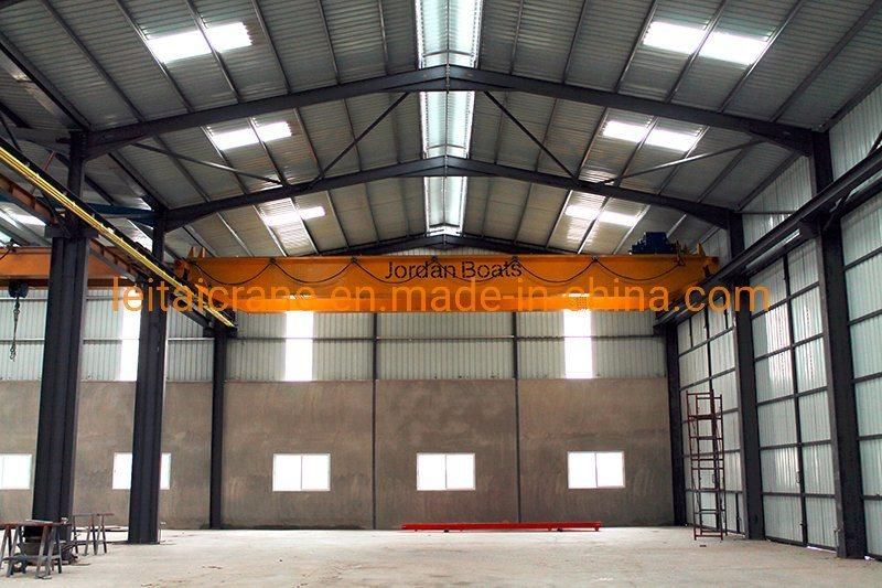 Wireless Radio Remote Control Roof Traveling European Type 2t Single Girder Overhead Crane