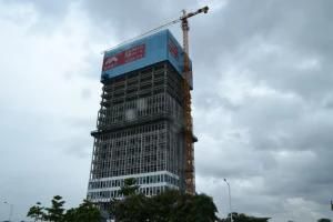 Building Tower Crane Qtz100 (TC6511-8) Job 65m, Max. Load 8t