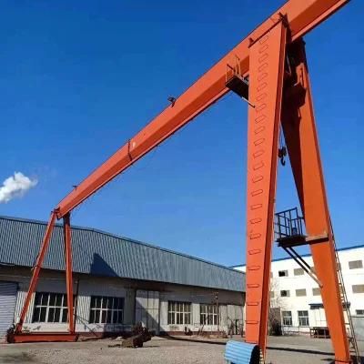 Dy Mg Mh Chinese Factory 1ton 2ton 3ton 5ton 10ton 12.5ton Single Double Girder Gantry Crane