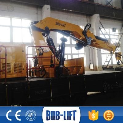 Folding Boom Man Lift Hydraulic Truck Crane