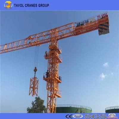 6tons Flat Top Tower Cranes Made in China