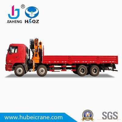 HBQZ 16.5t SQ330ZB4 Movable Folding Knuckle Boom Truck Mounted Crane Price for Sale made in China RC truck builiding material gift tissue pipe