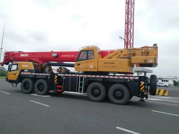 China Stc750 Truck Crane 60 Tons Mobile Crane Truck 75 Ton Mobile Truck Crane for Sale