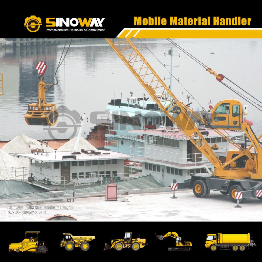 Heavy Duty 35ton Wheeled Harbor Material Handlers Crane for Sale