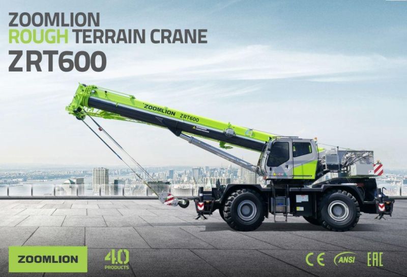 Zoomlion Rough Terrain Crane Rt60 60ton Truck Crane Factory Price