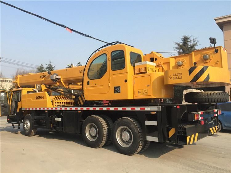 Oriemac Lifting Construction Equipment 25 Ton Mobile Crane Telescopic Boom Truck Crane Qy25K5d