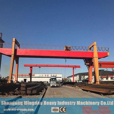 Mobile Electric Trolley Double Beam Lifting Equipment Gantry Cranes