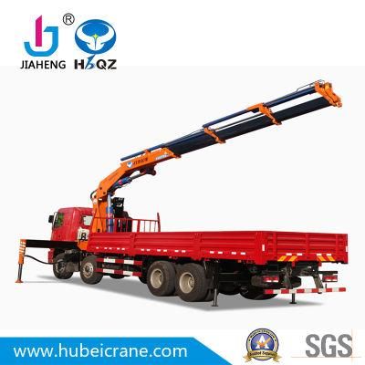 HBQZ Original 16.5ton SQ330ZB4 Knuckle boom Truck Mounted Crane Manufacturer price